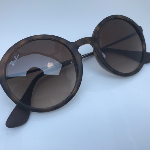 Ray-Ban Accessories - Ray-Ban Sunglasses Dark Havana Round Rubber Italy